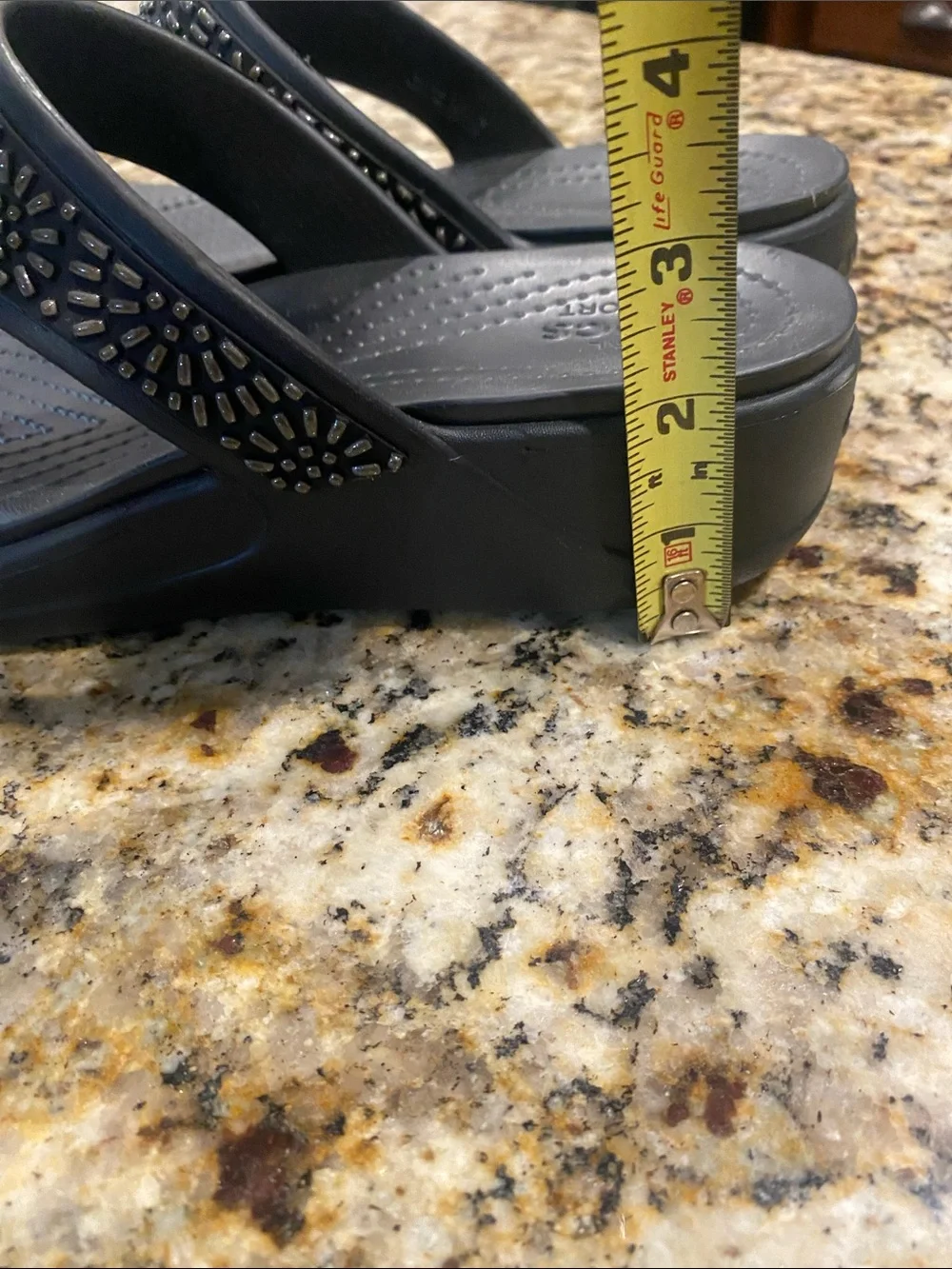 CROCS wedge thong